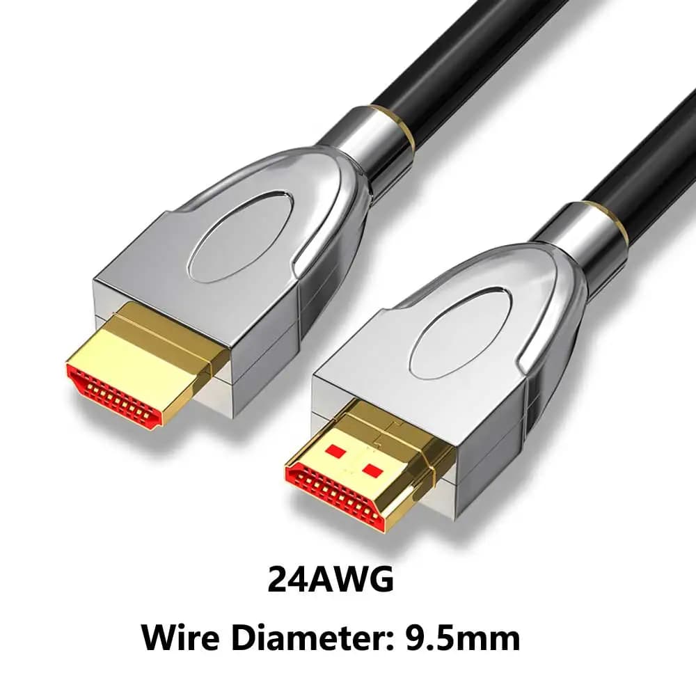 Progetto cavo HDMI 24AWG / 26AWG tramite cablaggio tubo cavo HDMI 2.0 ad alta definizione linea diffusa fai da te 4K 3D