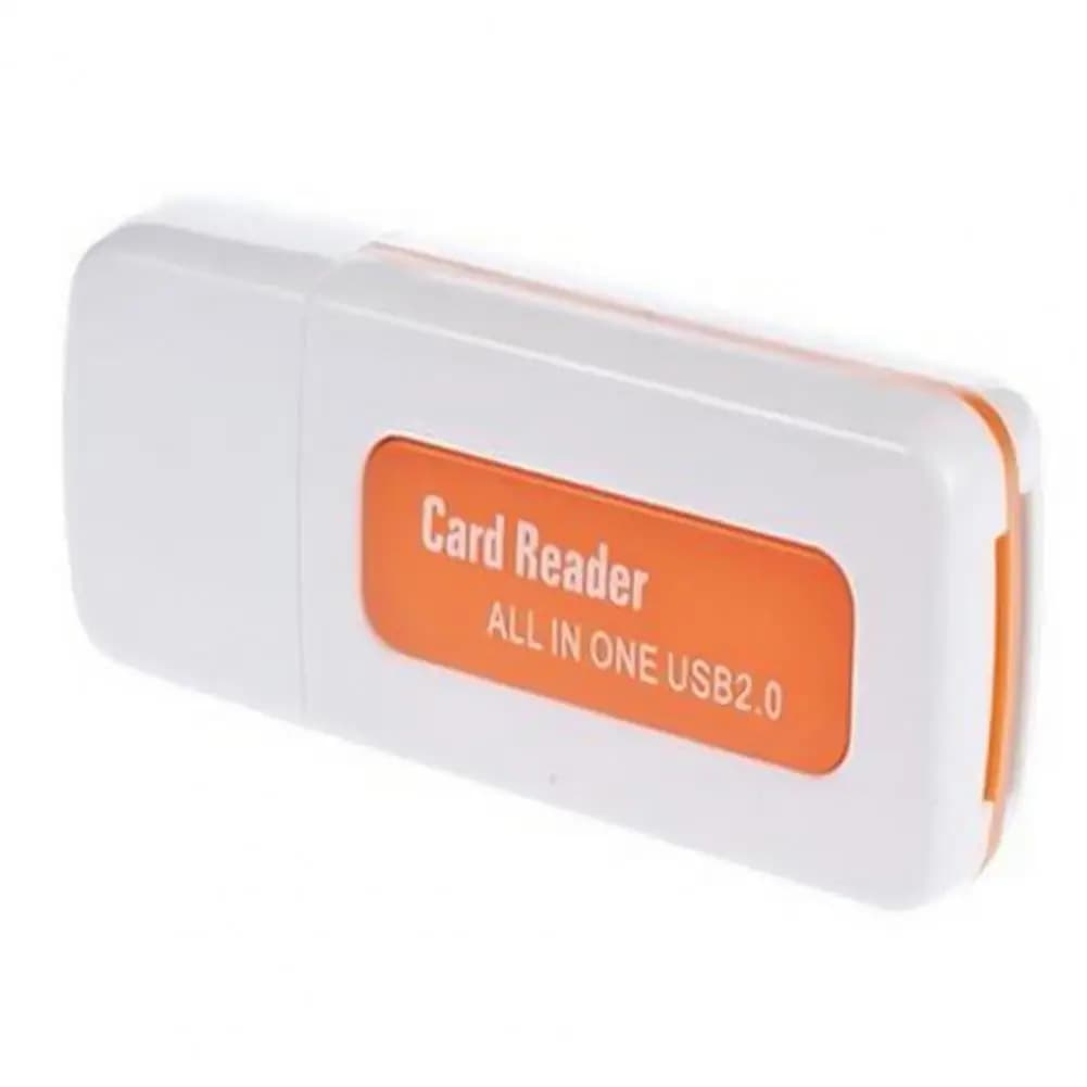 Lettore di schede di memoria portatile ad alta velocità multiporta 4 in 1 con slot per schede TF M2 MS per computer