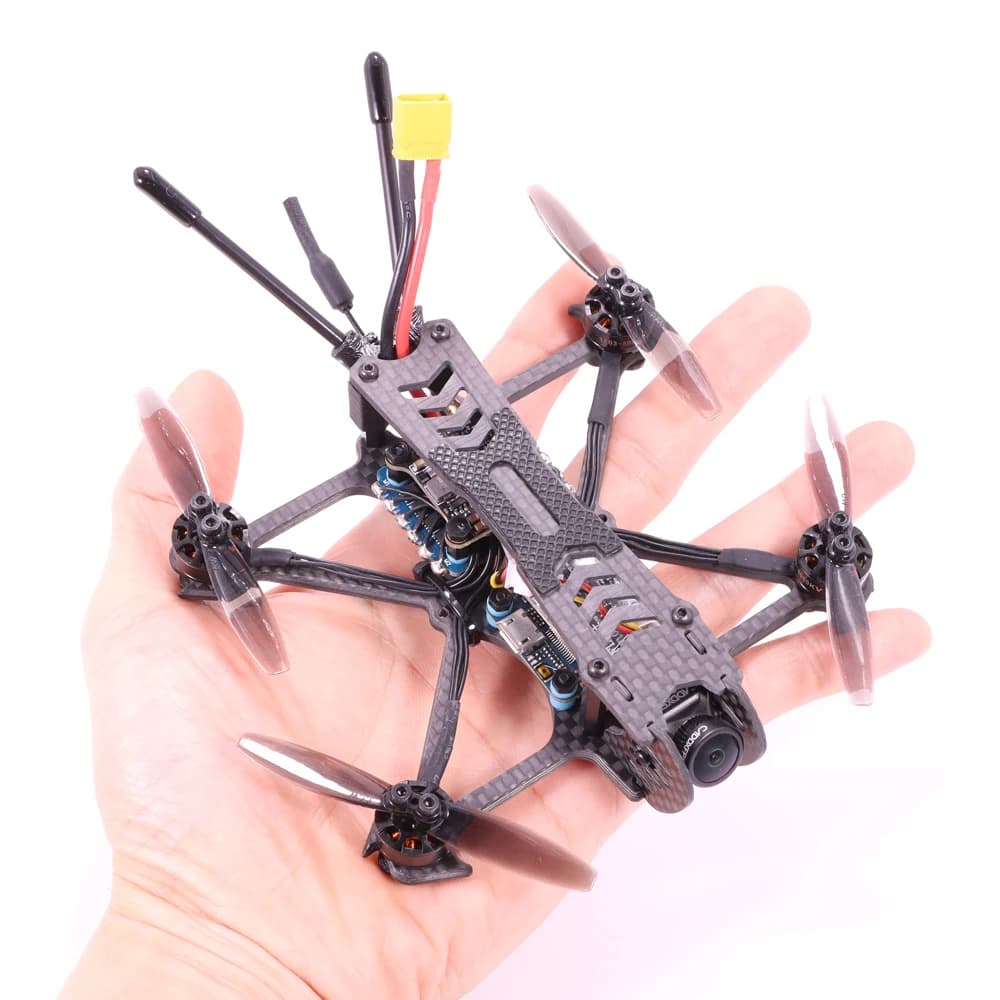 AlfaRC Fi-115 2.5 pollici 65MM elica stuzzicadenti telaio Drone FPV Racing Quadcopter Freestyle per 1103 1104 1206 motore Brushless