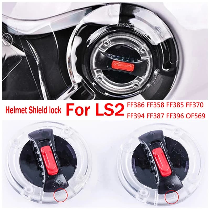Caschi moto visiera lente blocco Per LS2 FF386 FF358 FF385 FF370 FF394 FF387 FF396 OF569 Viti scudi casco moto anche