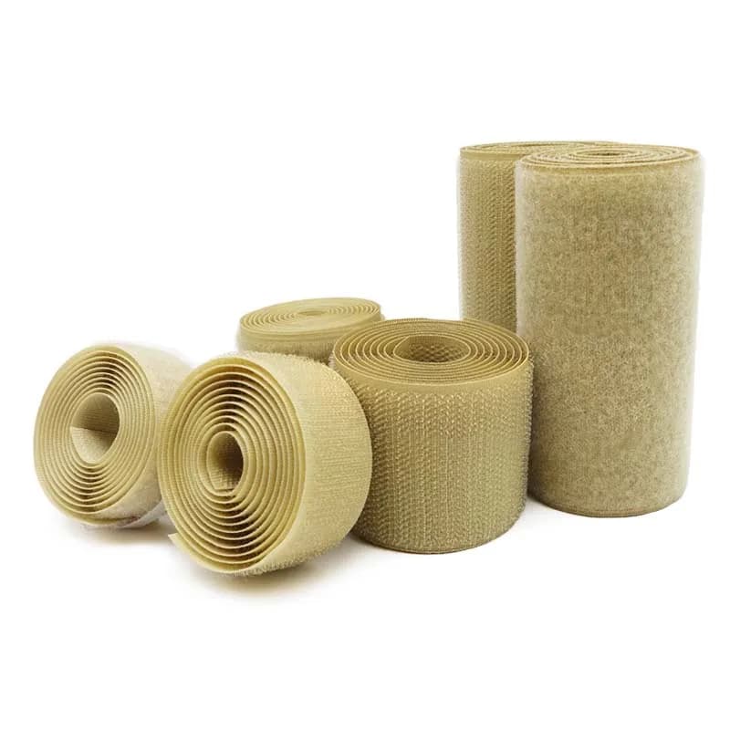 10 cm di larghezza Cerchio e anello Nessun gancio adesivo Anello di fissaggio Nastro per cucire Nastro magico Adesivo Cinghia Couture Striscia Abbigliamento Cachi
