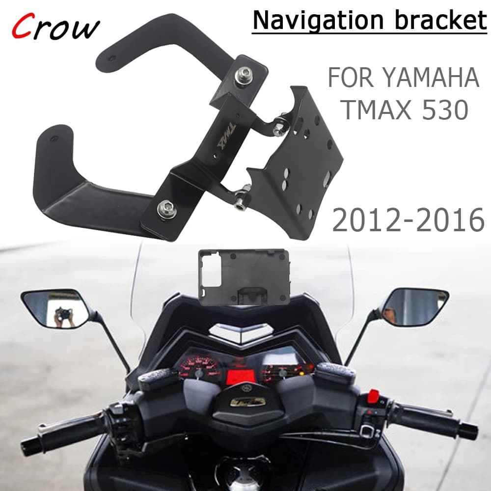 GPS support for smartphones with windscreen bracket for YAMAHA TMAX T-MAX 530 2012-2016 2015 2013