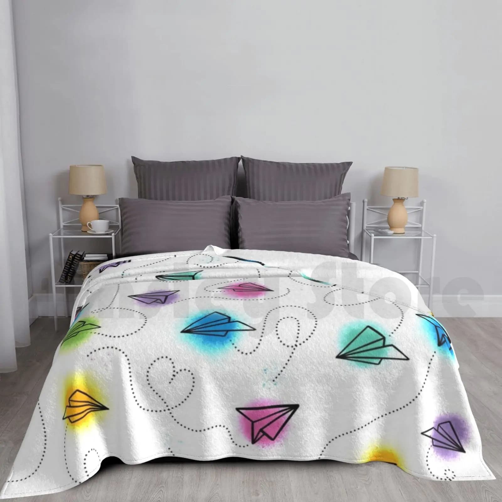 Blanket Paper Airplanes 2000 Plane Paper Paper Airplane Origami Splat Splatter Spray Paint