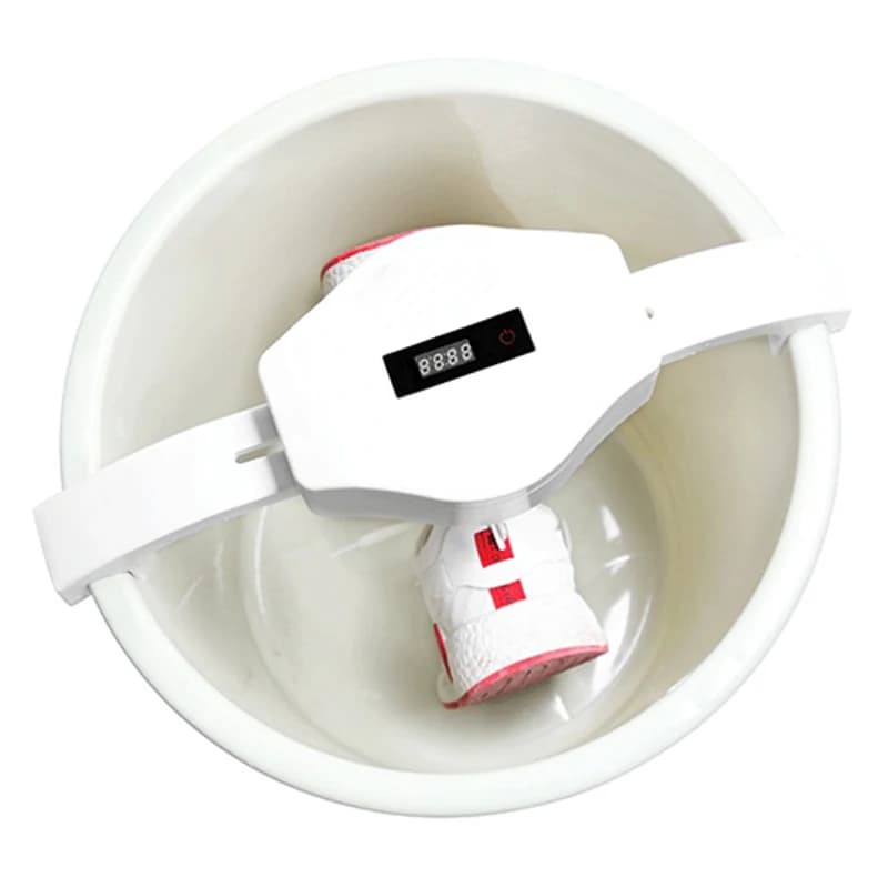 Lavascarpe ad ultrasuoni alimentato tramite USB, piccola spazzola per scarpe portatile elettrica per uso domestico, scarpiera intelligente da 5 V