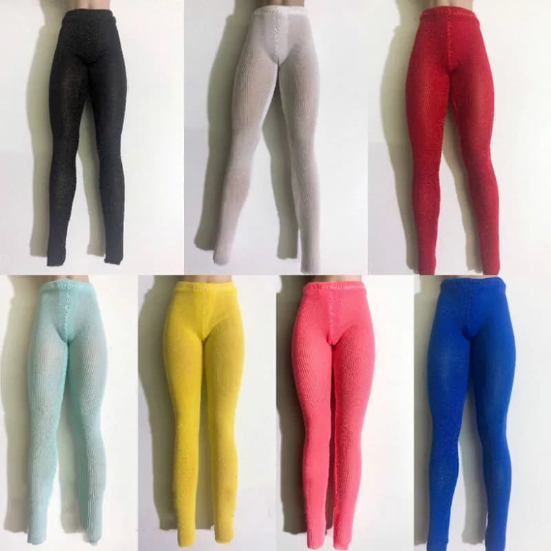 1/12 female soft yoga clothes sports tight elastic pants for 6 inch PH doll Jiaou doll TBLeague figure body accessories