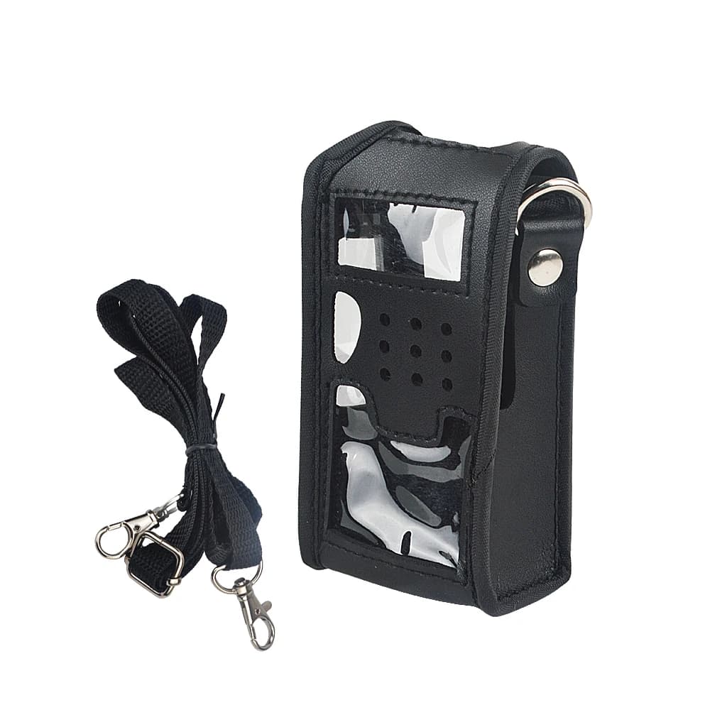 Baofeng walkie talkie Accessori custodia morbida Supporto per trasporto in pelle Radio Fondina per Baofeng walkie talkie UV-5R, UV-5RB