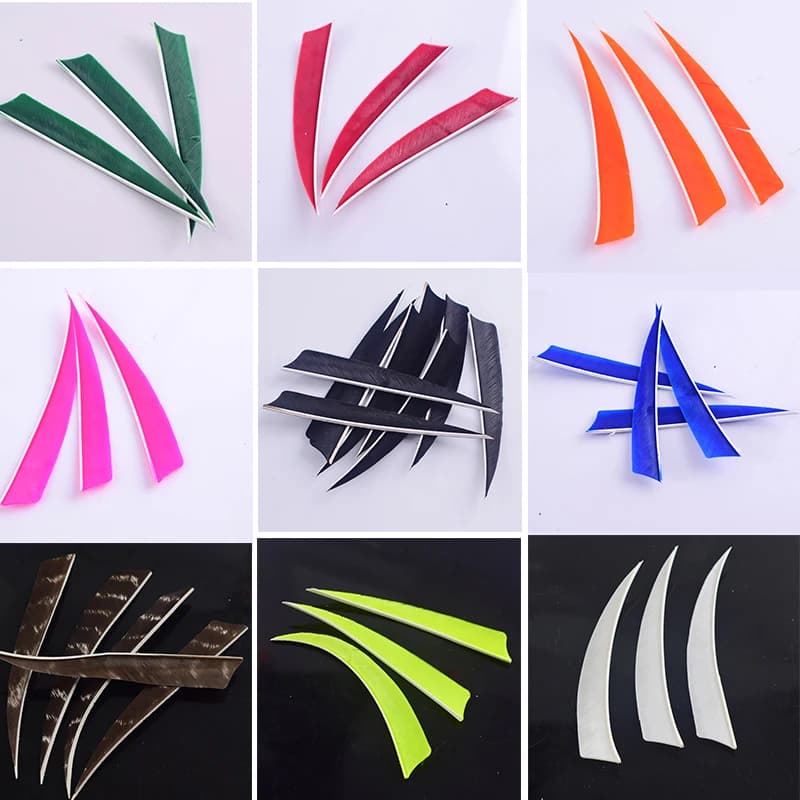 Dart wings 50pcs 4inch Turkey Feather Cup Archery Fletches Arrow Dart supplies dart protection wings