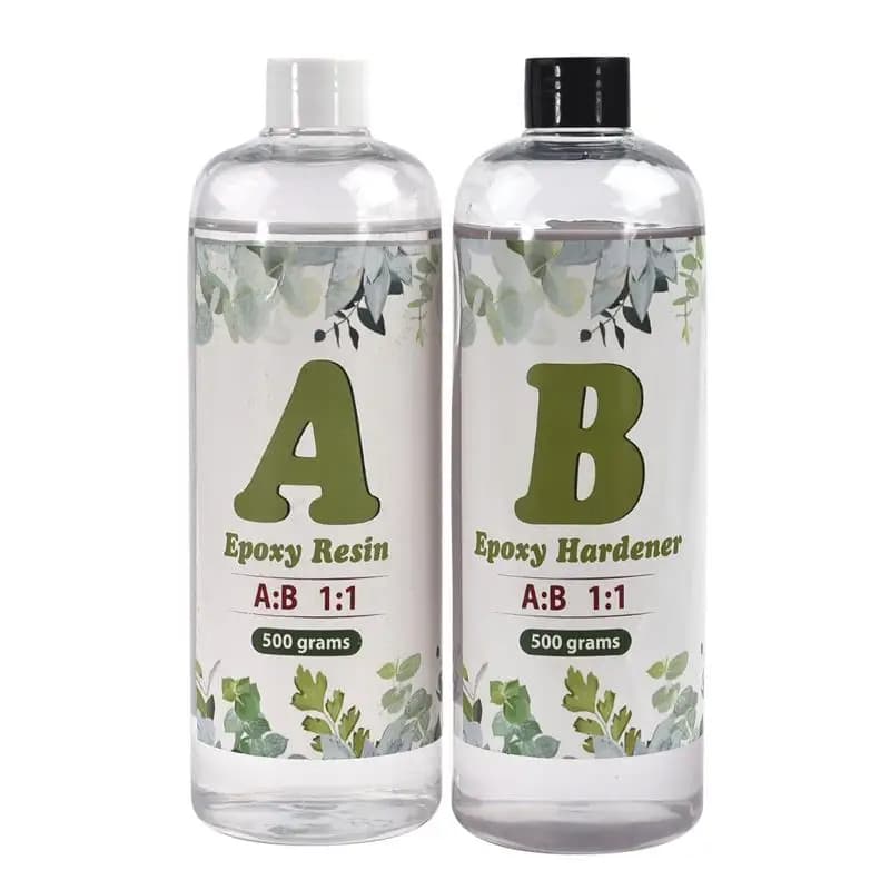 Resin Epoxy High Adhesive 1:1 AB Clear Epoxy Hardener Crystal Glue For DIY Resin Jewelry Making Accessories 100g/200g/500g/1000g