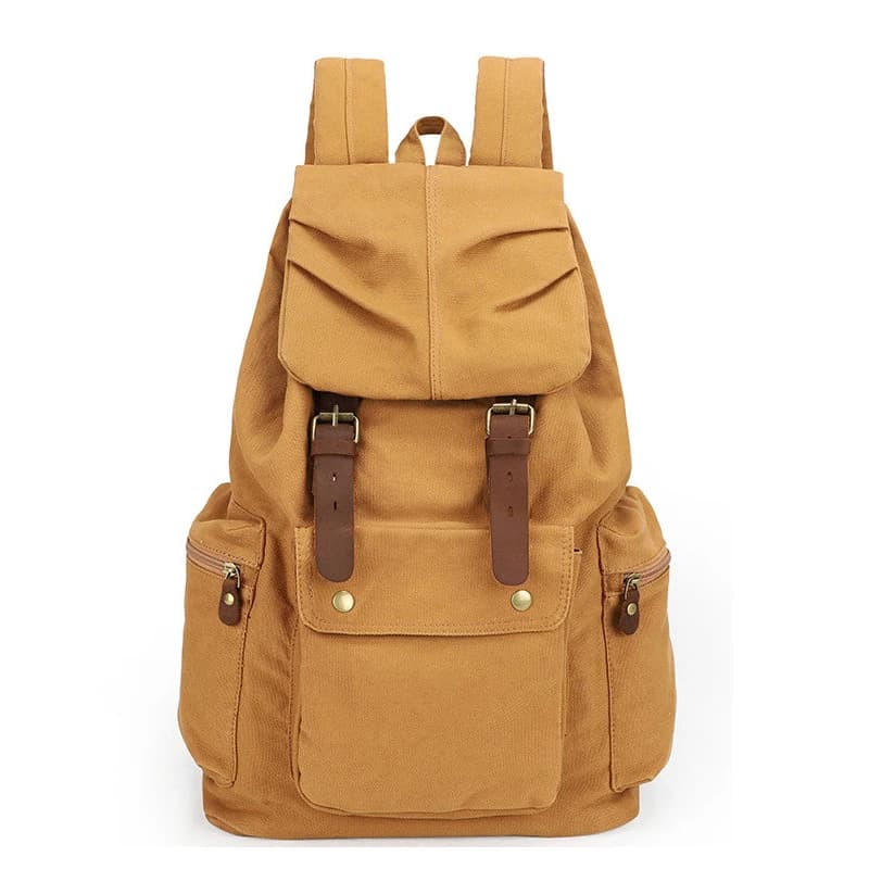 Zaino in tela di pelle vintage moda Zaino da uomo borsa da scuola zaino con coulisse da donna 2021 zaino da uomo
