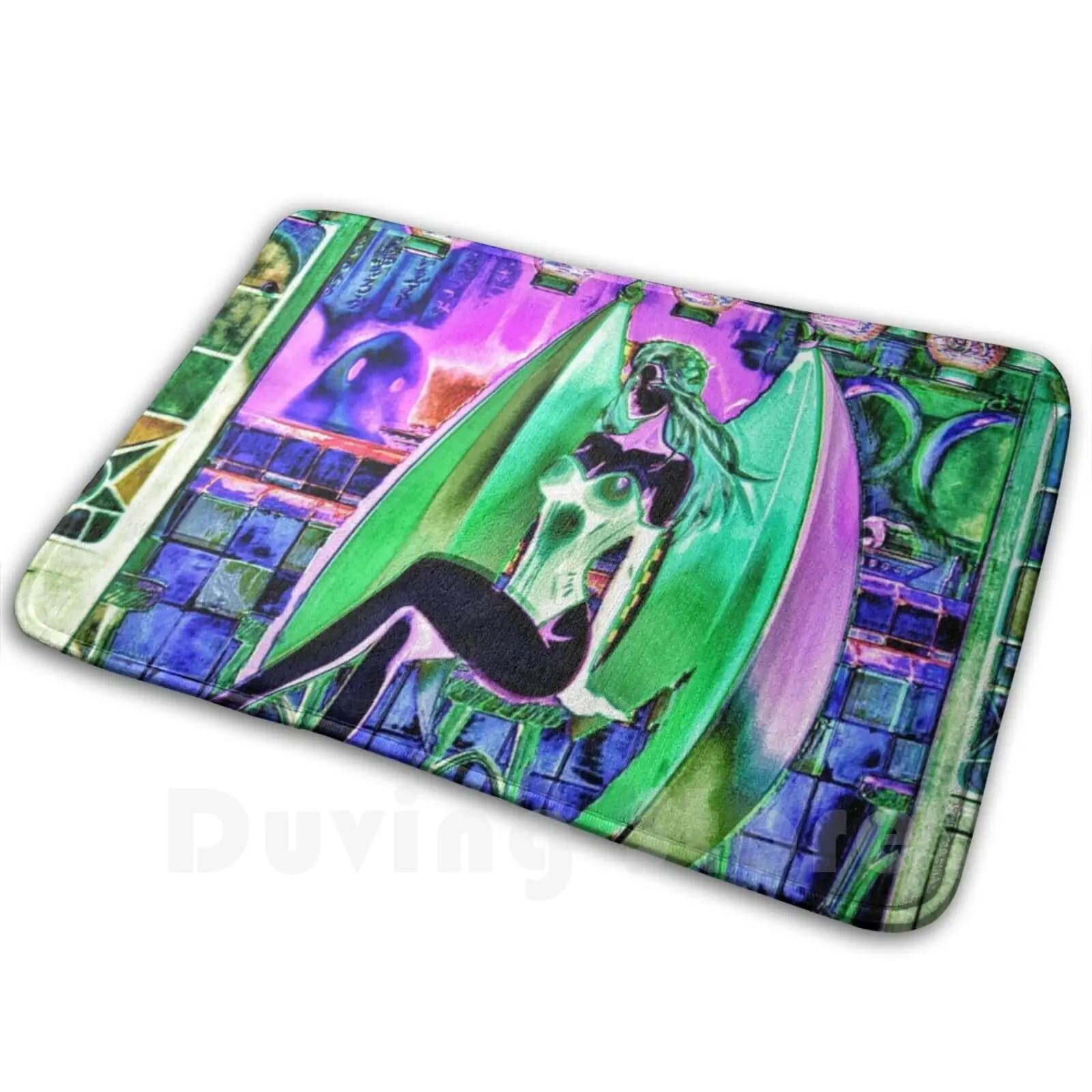 Succube Tappeto Tappetino Tappeto Cuscino Morbido Antiscivolo Artfulmagicalwonders Anna Psichedelico Fresco Succube