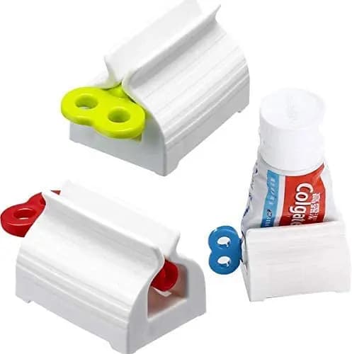 Dentifricio spremere dentifricio Dispenser tubo spremiagrumi r detergente per il viso pressa supporto per il rotolamento accessori per il bagno per bambini