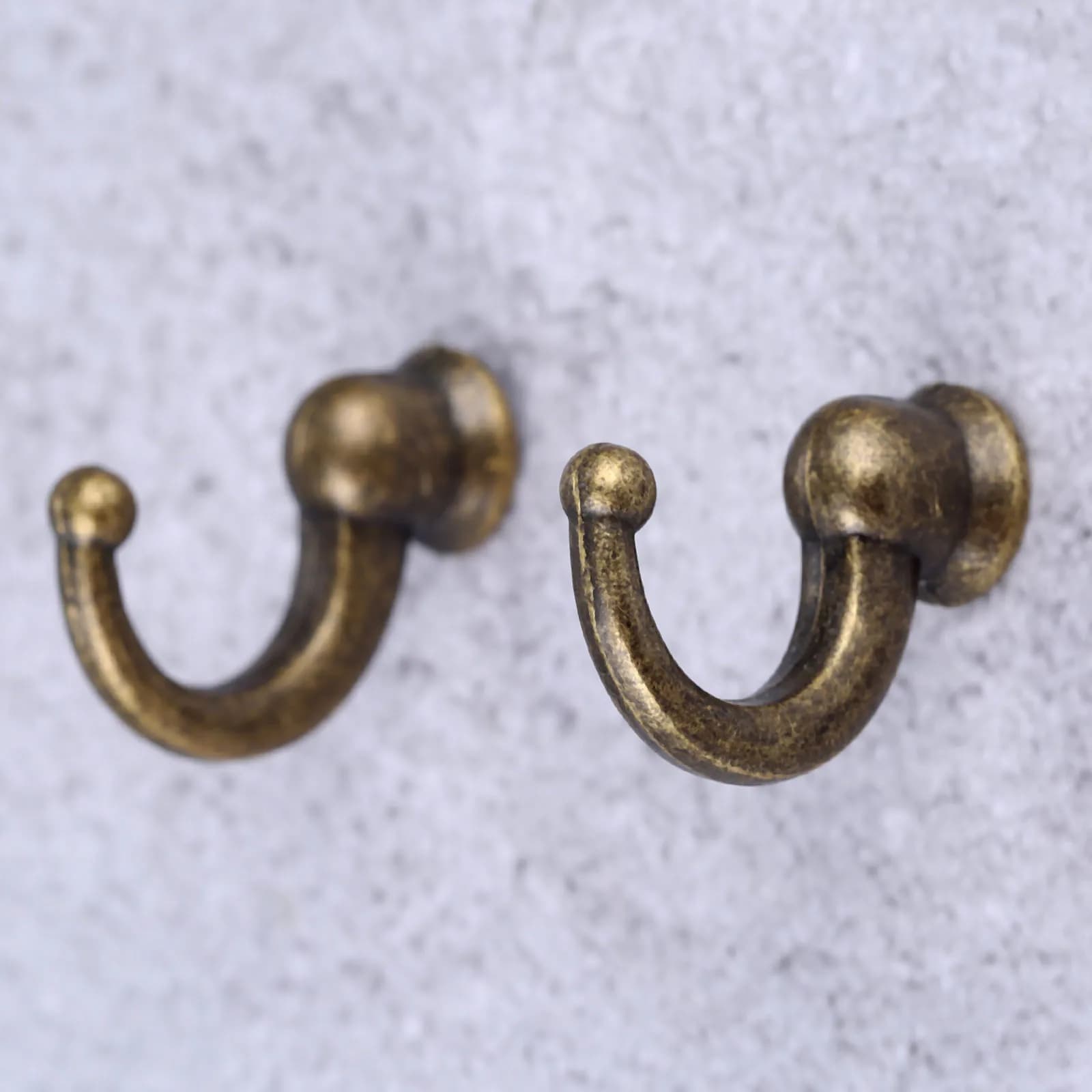 2 pezzi ganci Vintage appendiabiti da parete per appendere asciugamano, vestiti, cappello, borsa bagno cucina appendiabiti mobili Hardware con viti