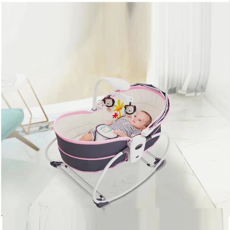 Nuovo 5 In 1 sedia A dondolo per bambini lettino per culla con zanzariera lettino per bambini con artefatto per bambini cestino per dormire per bambini