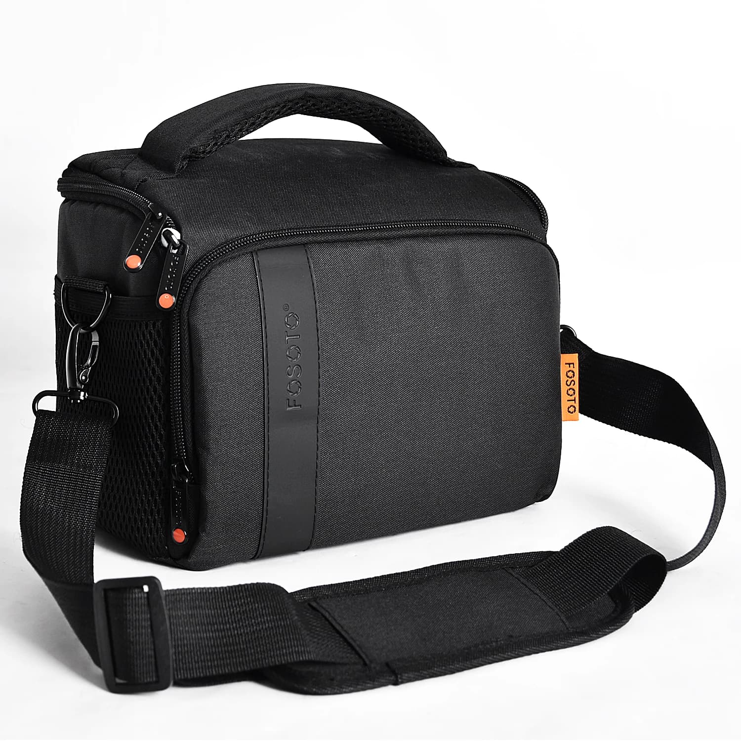 FOSOTO borsa per fotocamera digitale DSLR borsa a tracolla impermeabile custodia per videocamera per Canon Nikon custodia per obiettivo Sony borsa fotografica