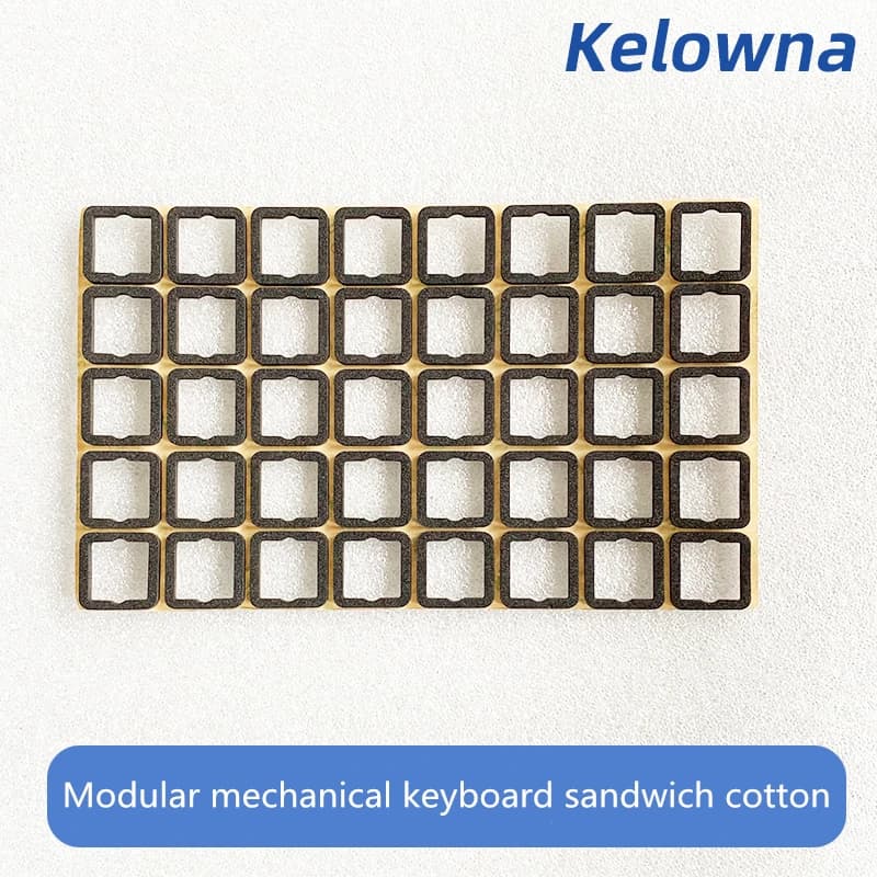 120 pz/pacco Kelowna Tastiera Meccanica Sandwich Cotone Interruttore Singolo Materiale Schiuma Combinato Pannello di Posizionamento Adesivo