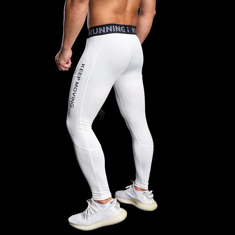 Fitness basket Collant da corsa Uomo Jogger esercizio Leggings sportivi Palestra Compressione pantaloni elastici Pantaloni Pantaloni sportivi