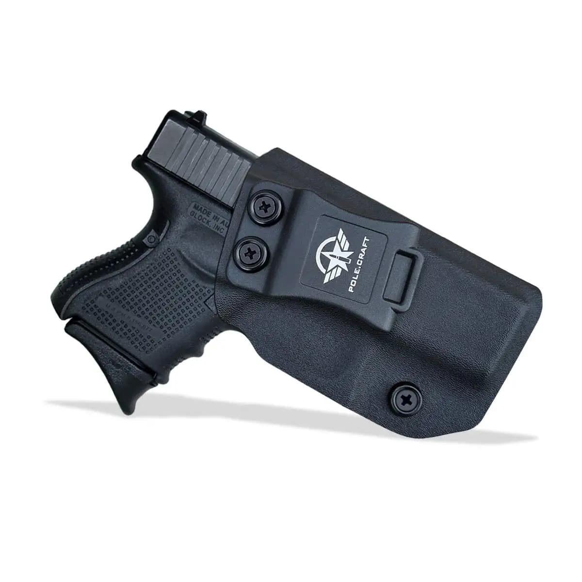 Fondina Glock 26 IWB Kydex custom fit: Glock 26 / Glock 27 / Glock 33 belt inside concealed gun carry