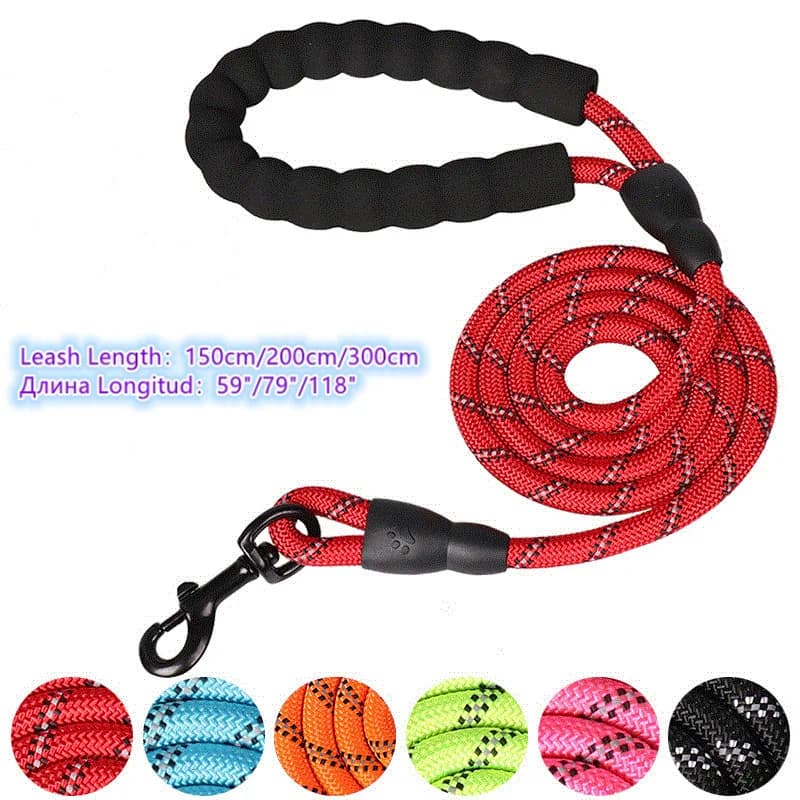 150/200/300 centimetri Forte Guinzaglio Per Cani Guinzagli Per Animali Domestici Guinzaglio Riflettente Per Grandi, Piccoli, Medi, Grandi Guinzaglio Per Cani trascinare Pull Tow Golden Retriever