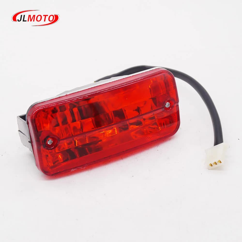 JLMOTO 12V Brake Tail light Fit For China Actionbikes Nirtro 50cc 70cc 110cc 125cc Kids Mini ATV Quad Bike S-12 S-14 Vehicle