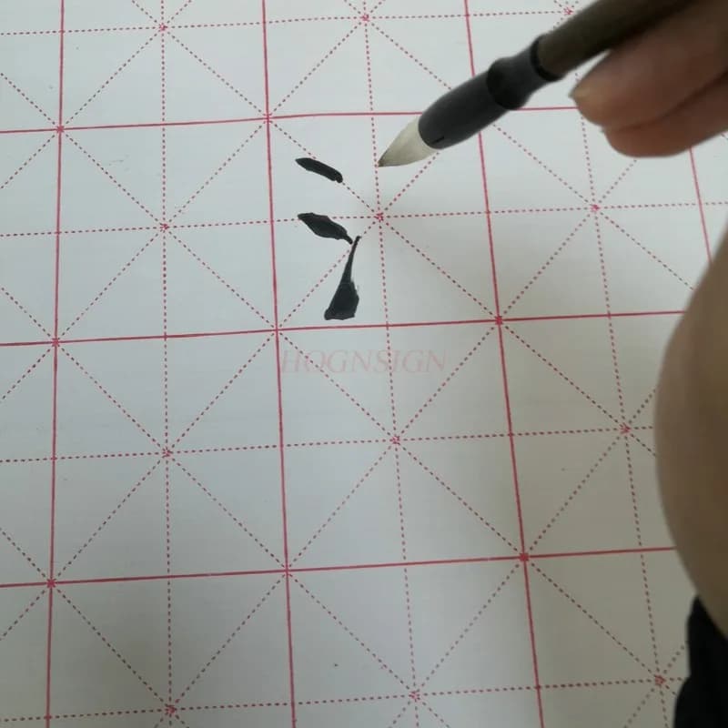 Writing Cloth Brush Gridded Mat Chinese Calligraphy Practice Practicing Intersected Figure Set Students gift No Ink Magic Water