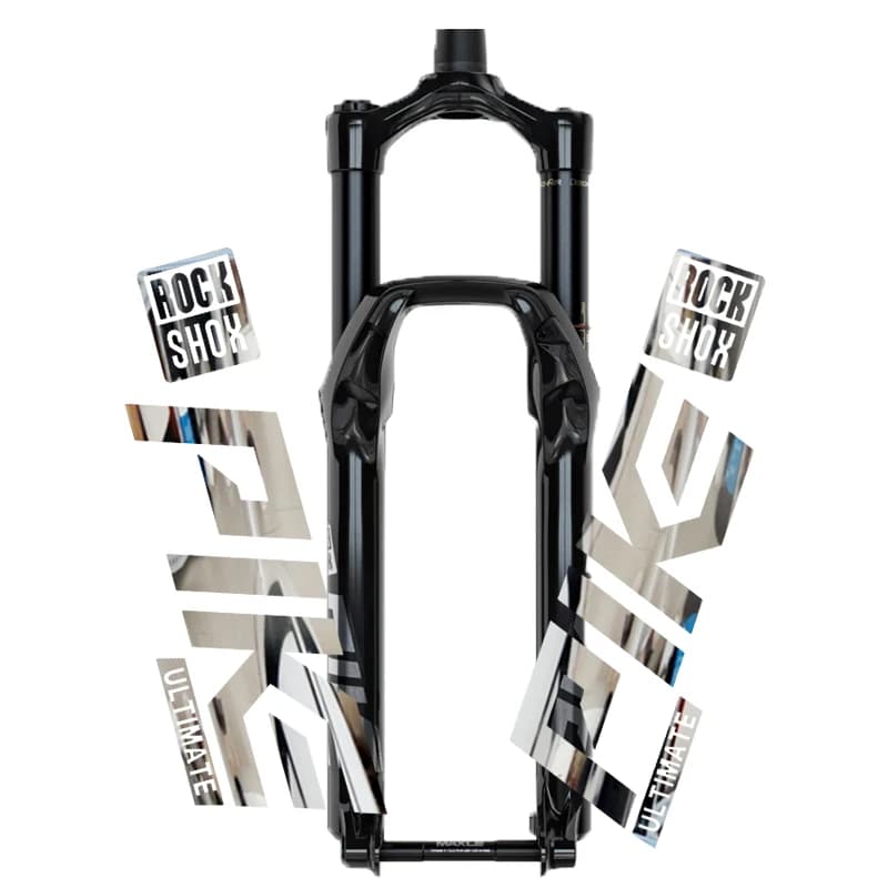 READU 2020 Pike Front Fork Sticker Bicycle Decorative Mountain Bike Waterproof Front Fork sticker Transparent Bottom Bike Sticke