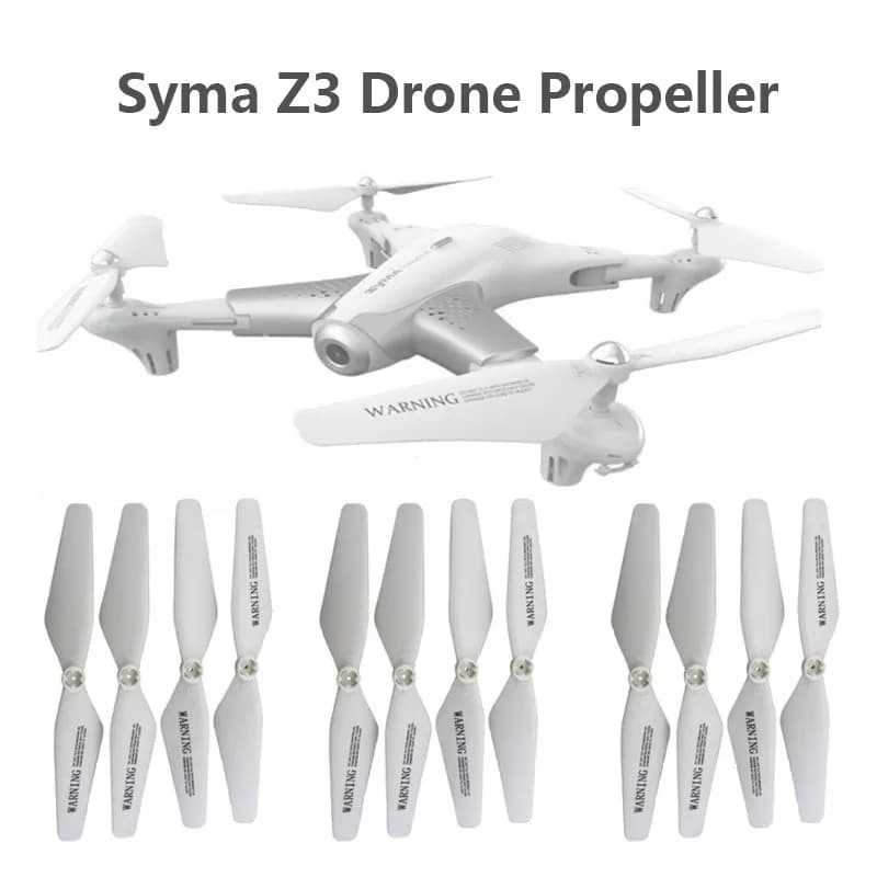 12 pz/lotto bianco originale SYMA Z3 eliche pale di ricambio CW CCW rotore per elicottero RC Quadcopter Z3 accessori elica