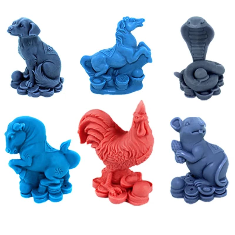 12 stampo per sapone in Silicone zodiaco stampo in resina per artigianato fatto a mano fai da te per la produzione di sapone