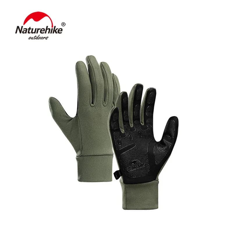 Naturehike Outdoor Touch-screen Guanti da ciclismo antiscivolo con dita intere Guanti da ciclismo sottili da donna per escursionismo in silicone