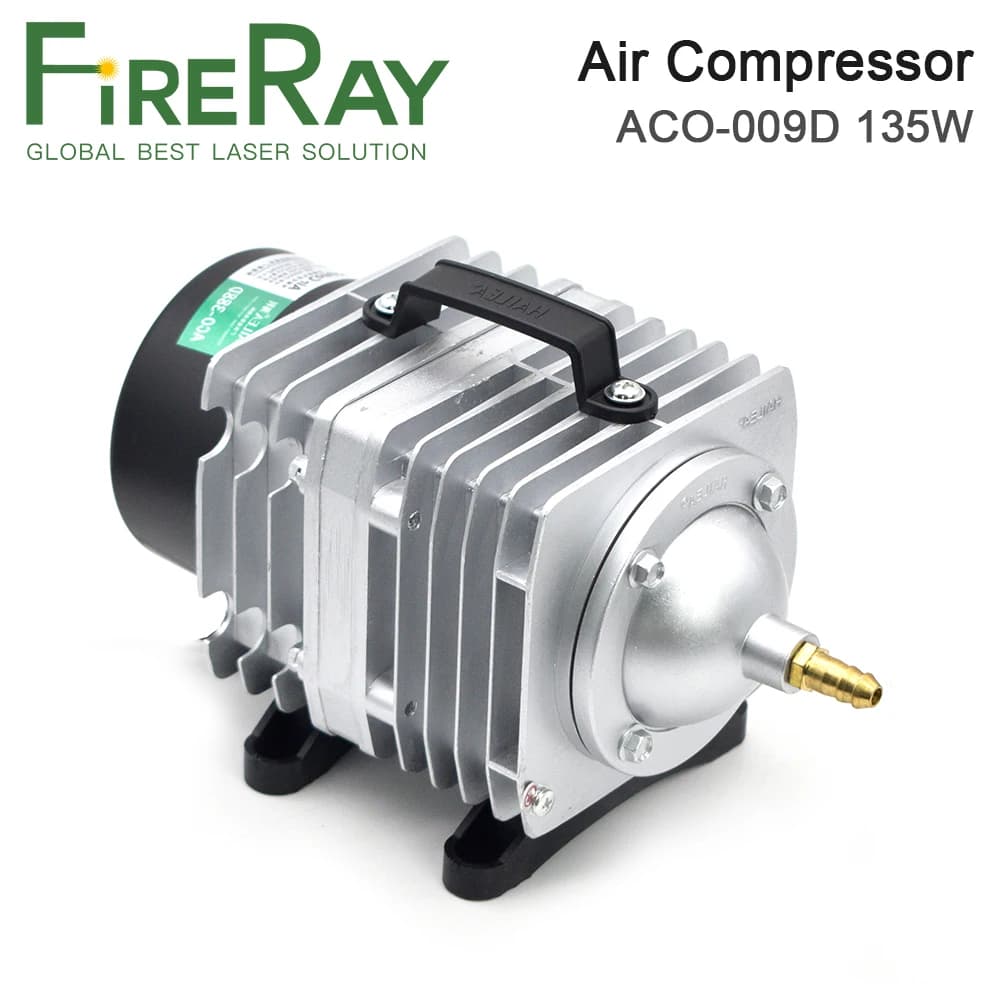 FireRay 135W Air Compressor Electrical Magnetic Air Pump for CO2 Laser Engraving Cutting Machine ACO-009D