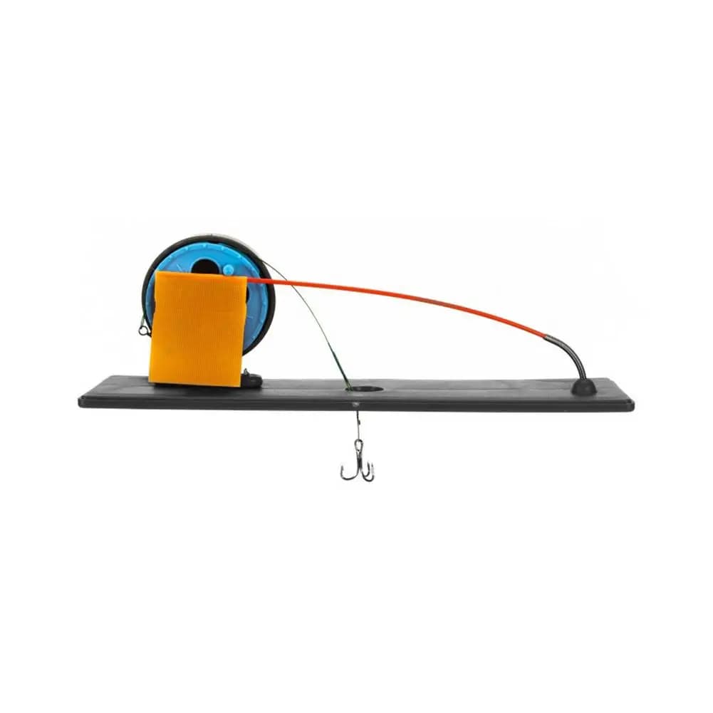 Ice fishing rod with automatic ice fishing rod tip with flag marker Portable winter fishing accessories for men and women