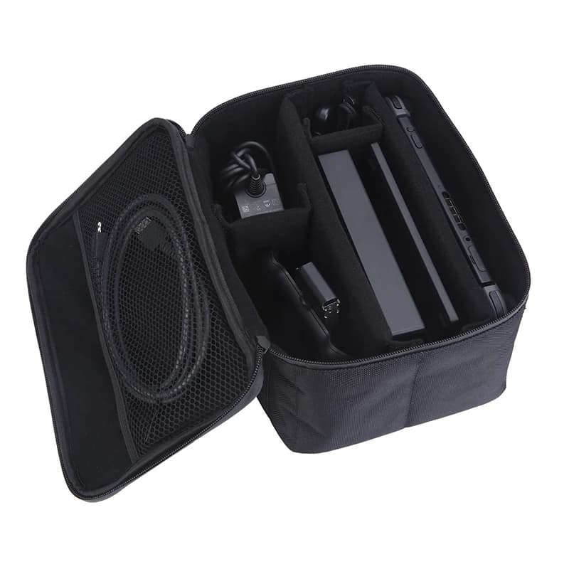 Maniglia con cerniera borsa per il trasporto Console custodia da viaggio custodia per Gamecard custodia custodia per NS EVA portatile per nintendo Switch