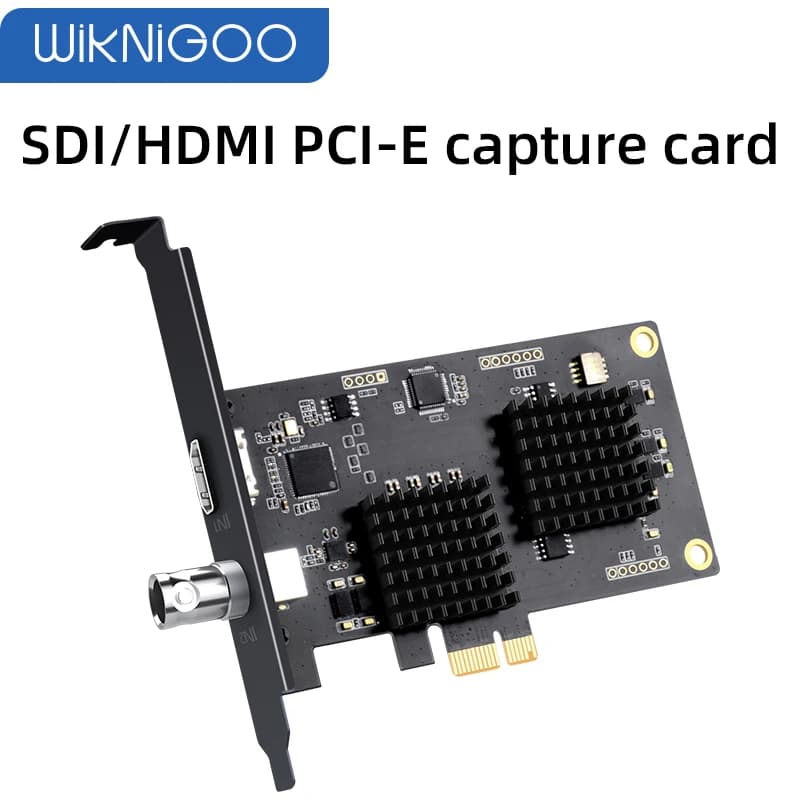 Scheda di acquisizione PCIE HD compatibile SDI/HDMI a doppio canale 1080P