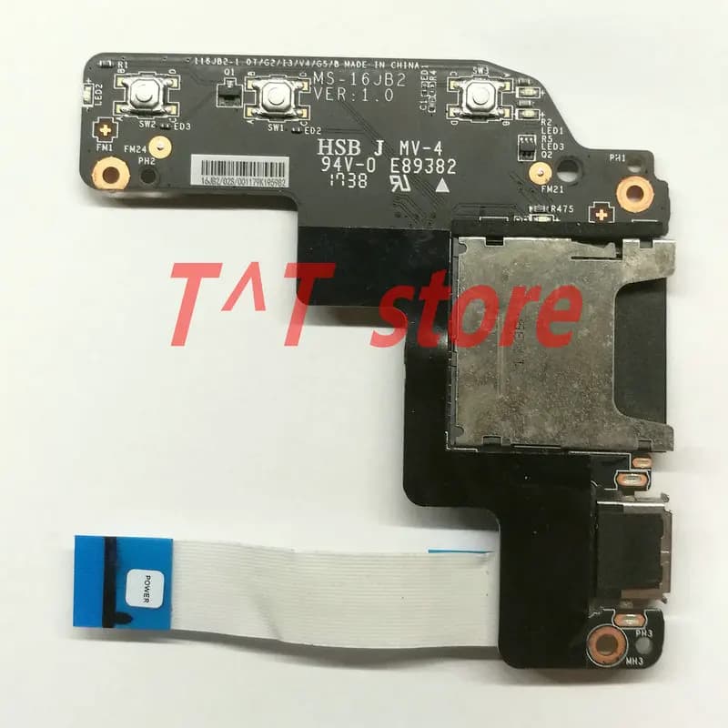 Original For MSI GE62 GE62VR GV62 Portable Computer Power Button USB CARES WITH CAVO MS-16JB2 Free Shipping