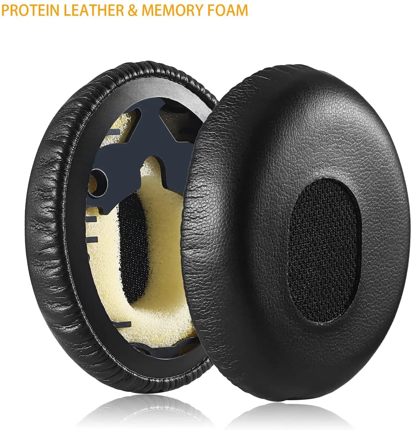 QC3 Earpads, JARMOR Replacement Memory Foam Ear Cushion Cover Kit for Bose QuietComfort 3, On Ear, OE1 Headphones ONLY, Black