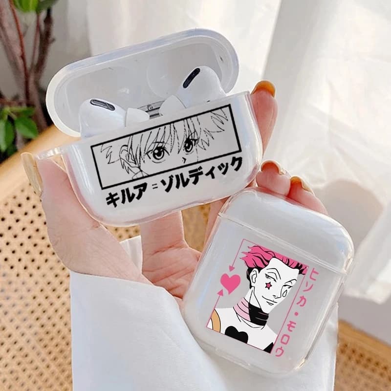 AirPods Hunter x Hunter HXH Anime Hunter X Hunter 3 for AirPods 2 1, soft and cute transparent case for AirPods Pro