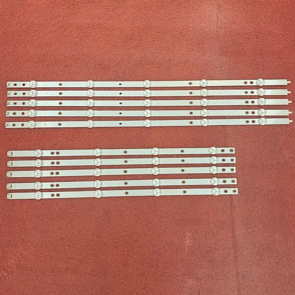 10pcs LED strip for 50PUS6272 50PFK6550/12 50PUS6503 50PUS6753 50PUS6201/12 50PUS6262 50PUS6162/05 LB50082 LB50086 LB50089 V0 V1