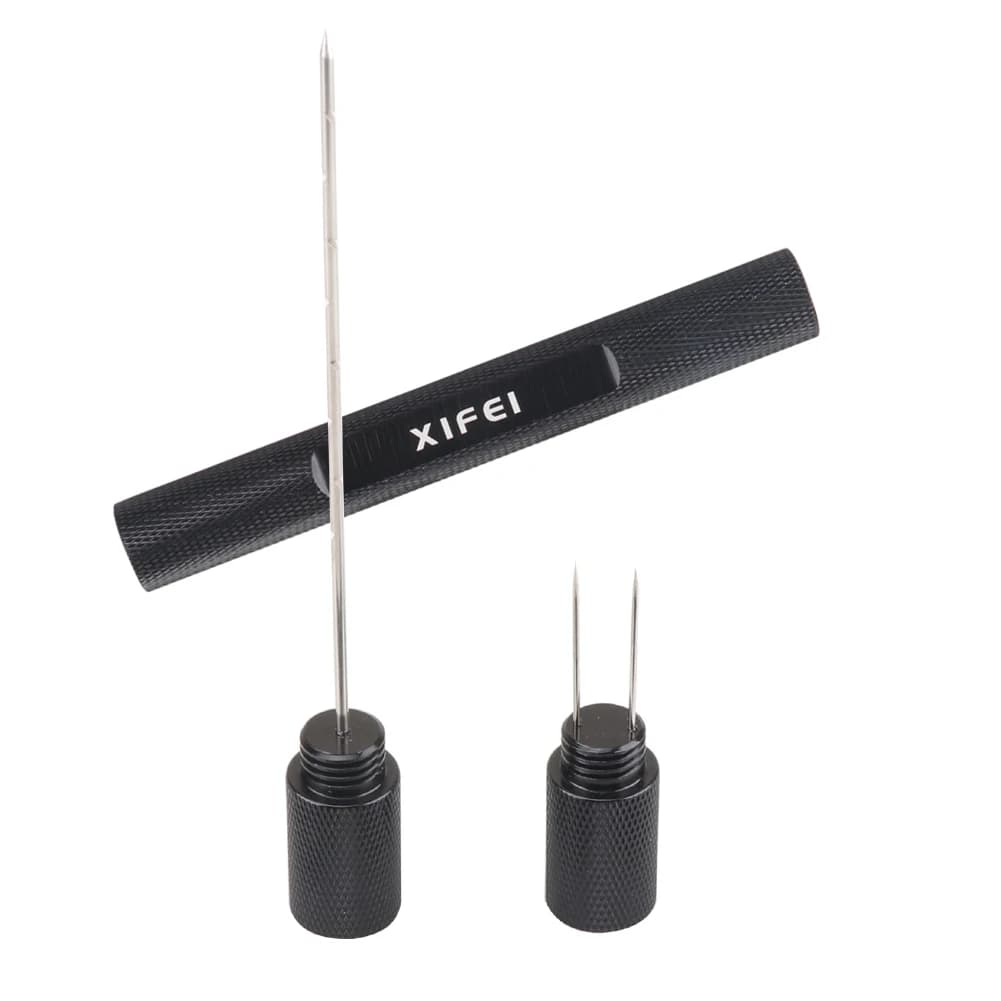 XIFEI 2 in 1 Cigar Draw Enhancer Needle Tool Cigar Punch & Holder Cigars Drill Accessories Gift For Men