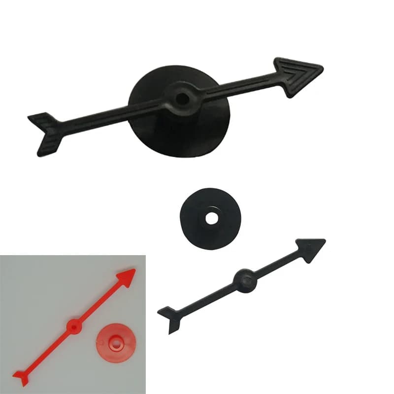 30 Pezzi Nero Rosso Freccia Dimensioni 7.2CM Peli/Scacchi in Plastica per Accessori per Giochi di Carte da Tavolo