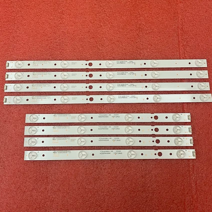 LED Backlight for TV 43UJ620Y 43UJ620V 43UG620V 43UJ6200 CRH-A4330300104L6CNRev1.0 CRH-A4330300105R6CNRev1.0 CRH-A4330300104L74C