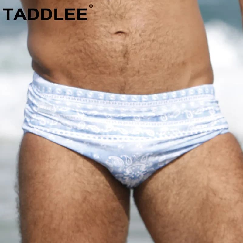 Brand Taddlee Sexy Swimwear Men's Swimwear Brief Swimwear Men's Swimwear 2019 New Surf Edge Boxer Gay Quick Dry