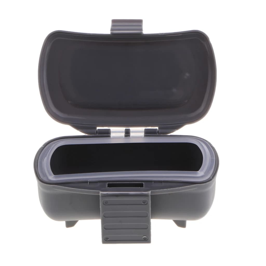 Plastic fishing live baits box with secure lamb worms case for fishing gear boxes for fisherman