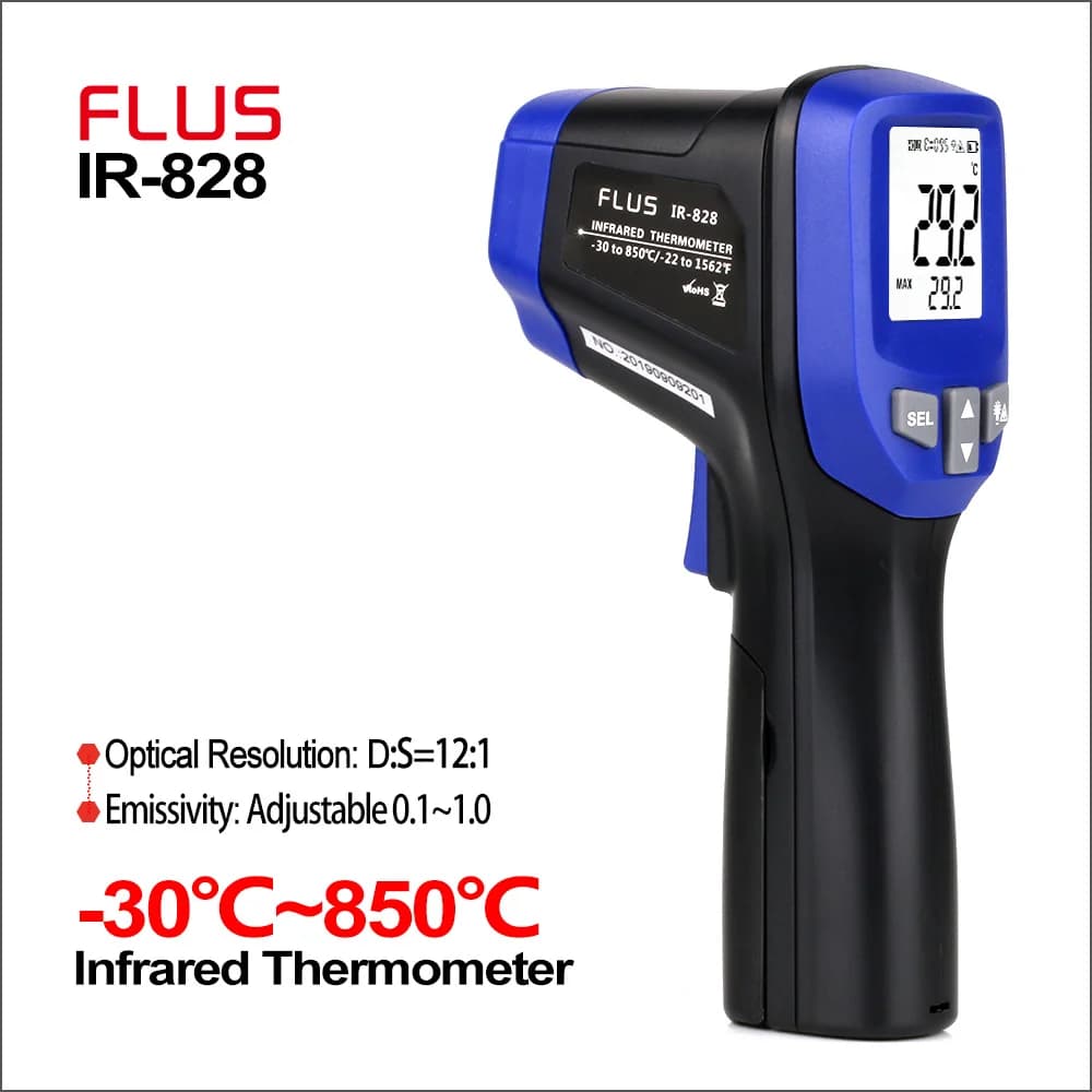Termometri a infrarossi Laser FLUS termometro a infrarossi Mini termometro esterno elettronico digitale portatile portatile