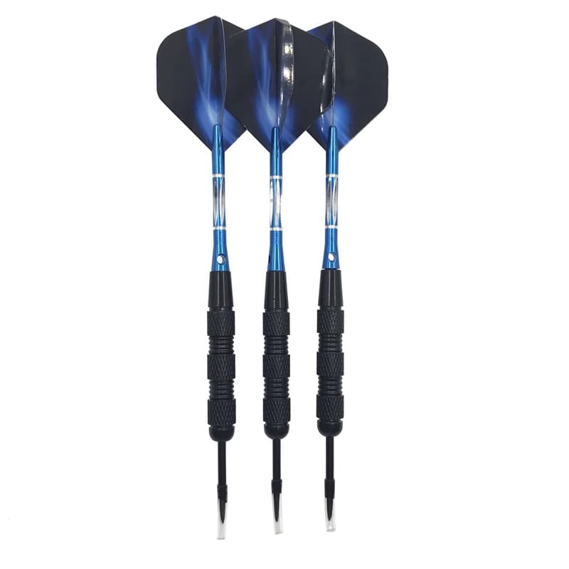 New High-quality 3Pcs Steel Tip Darts 20g Indoor Sports Entertainment Dart Blue Aluminium Alloy Darts Shafts Flight