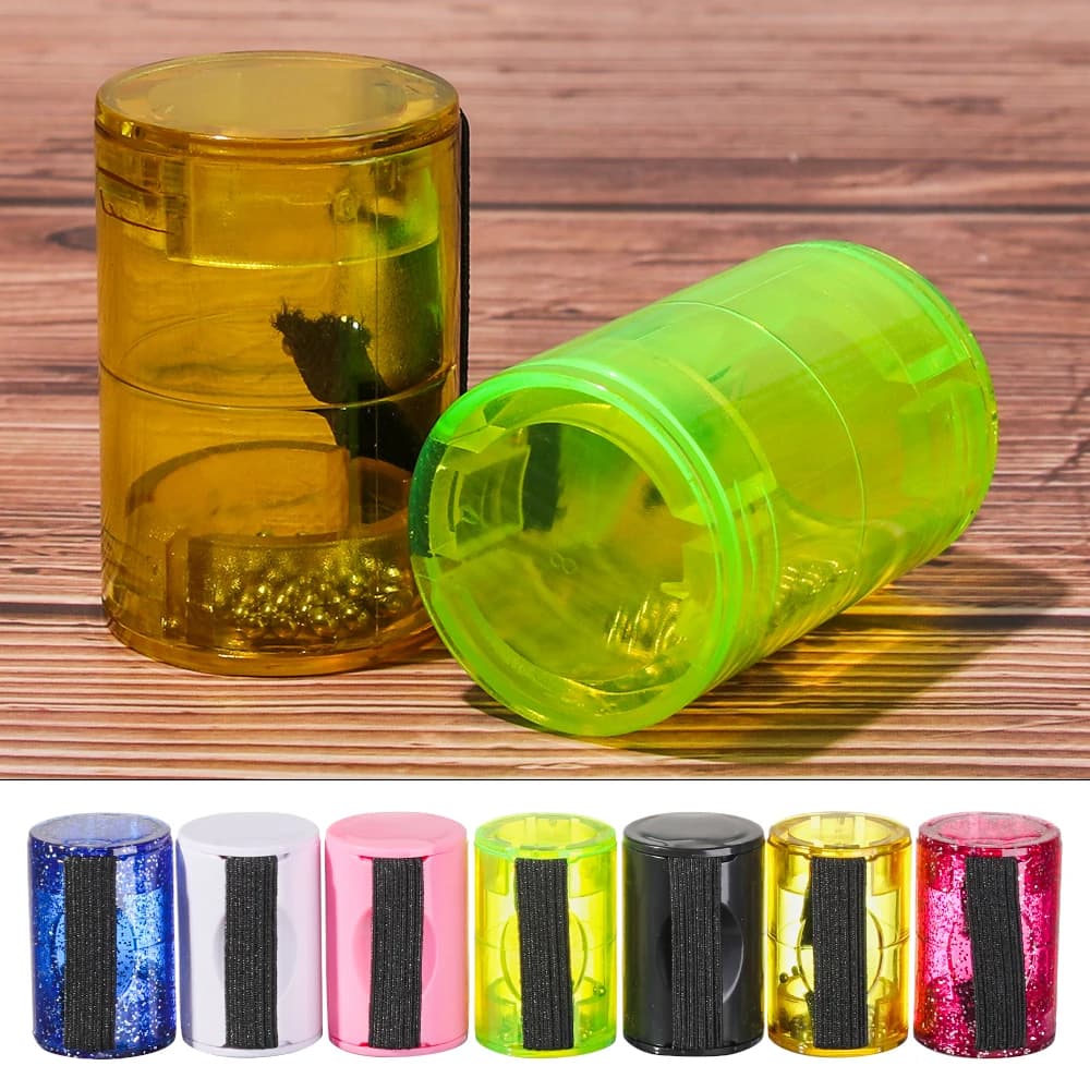 1PC 7 colori Ukulele ritmo sabbia Shaker musica anello da dito strumenti da dito per chitarra strumenti musicali accessori