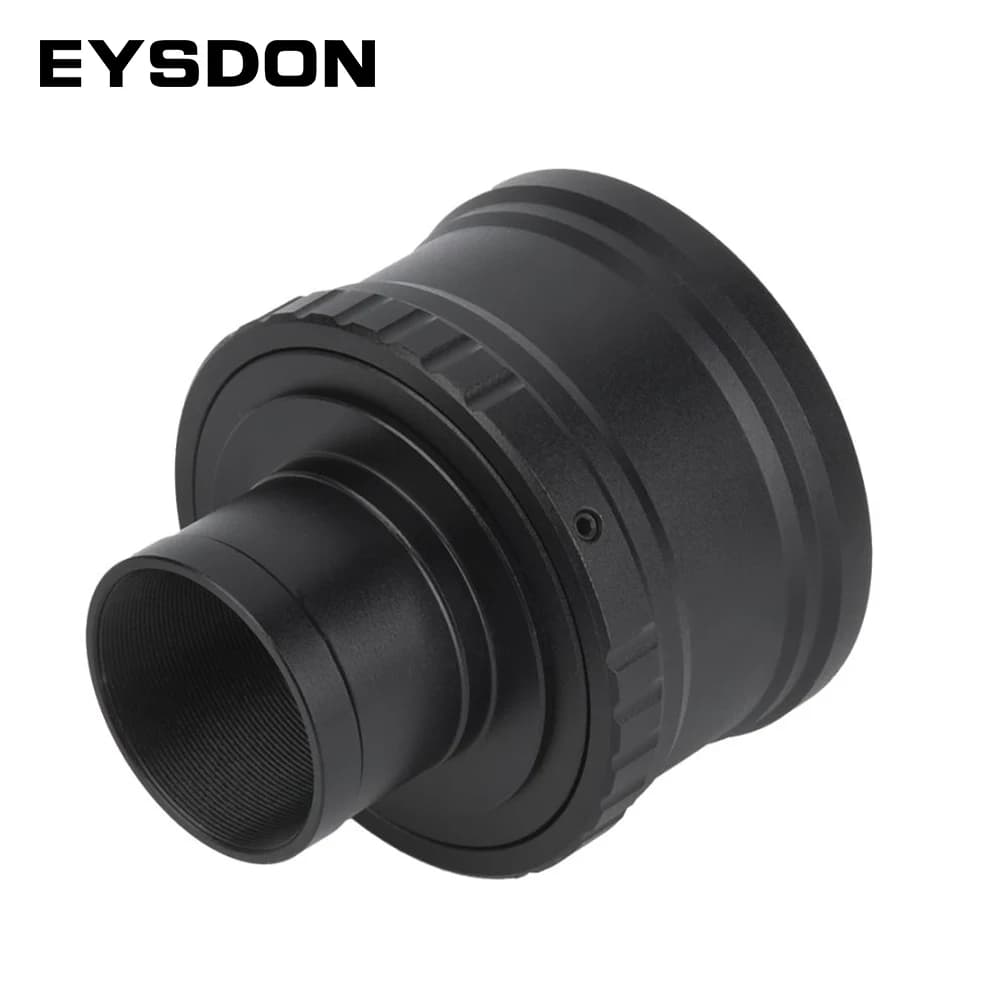 EYSDON adattatore da 1.25 pollici a EOS M t-ring adattatore per obiettivo telescopico completamente in metallo per fotocamere Canon EO S.M Mount