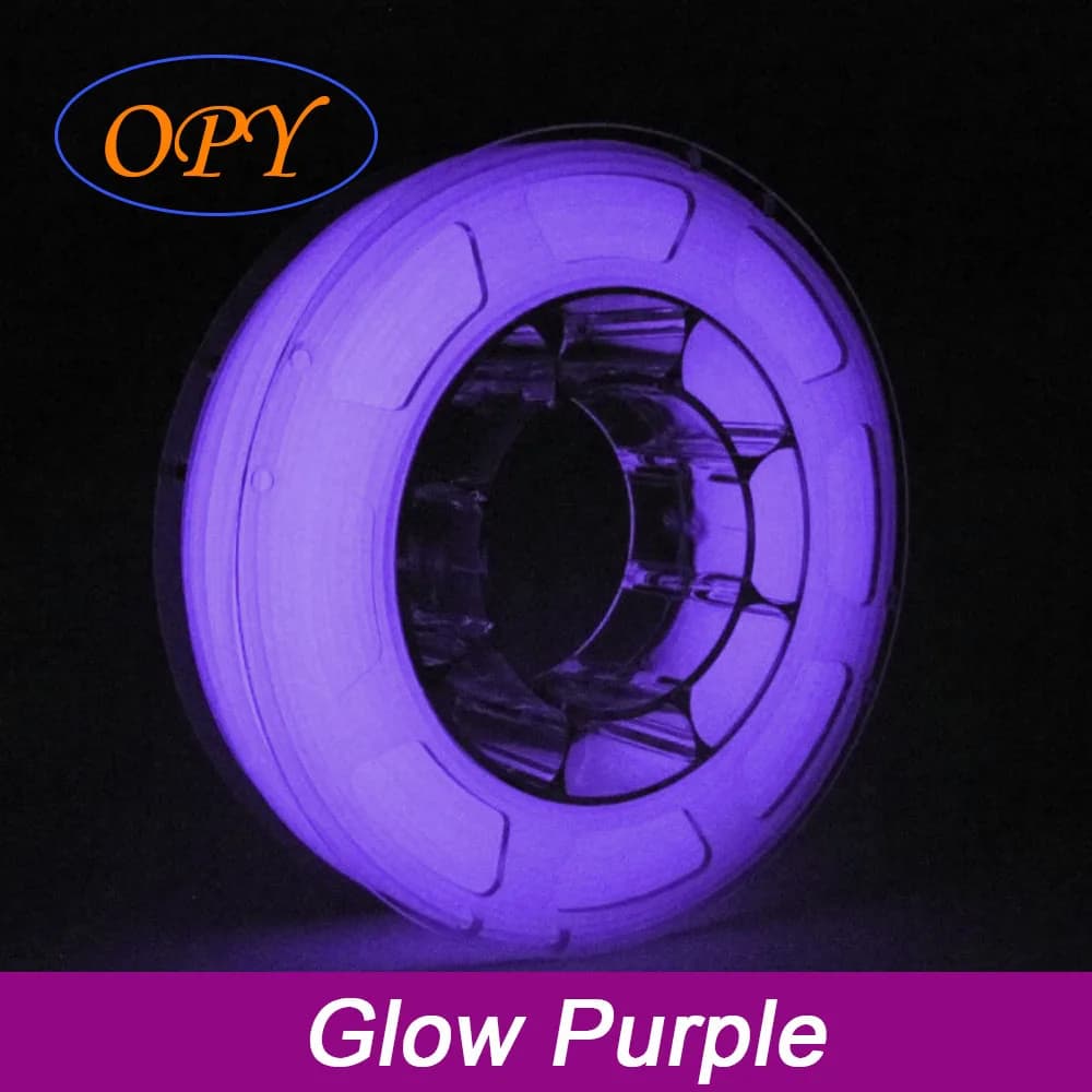 Filament PLA 1,75 mm Luminous filing that lights in the dark 1Kg 100g 10m 3D plastic for 3D printer Russian storage for children Children
