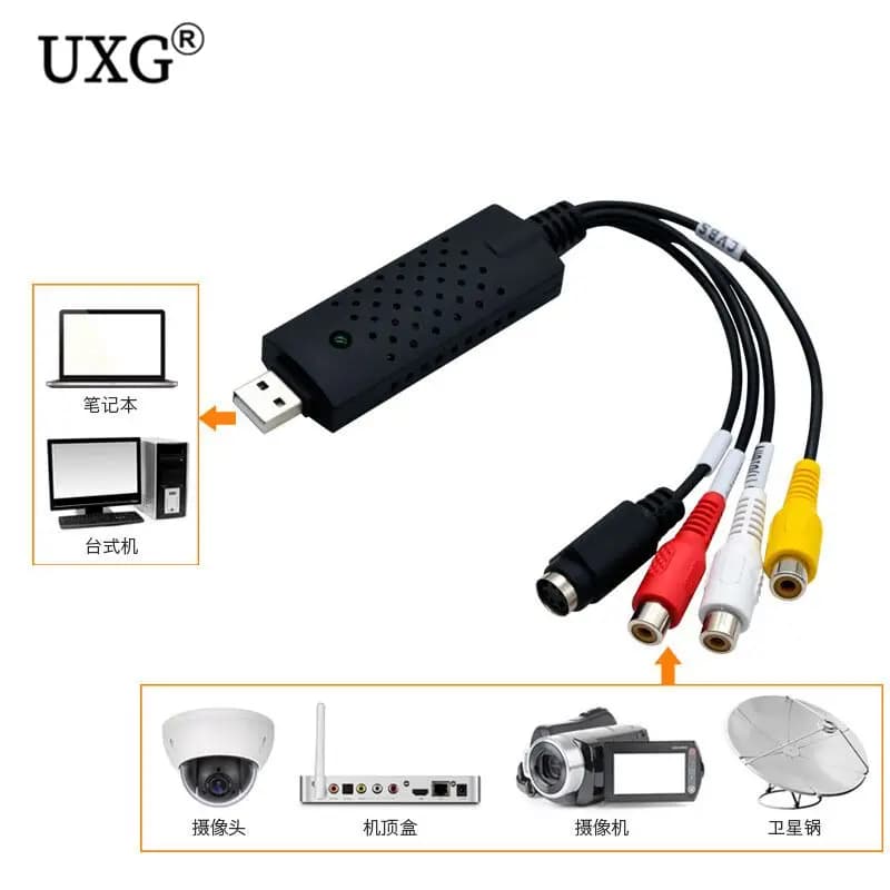 Vendita calda! Easycap USB 2.0 E7 WIN Video TV DVD VHS DVR Converter scheda di acquisizione adattatore acquisizione Video dispositivo di acquisizione Vedio