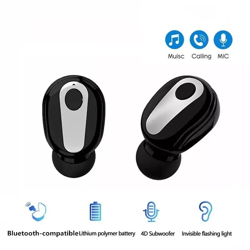 Mini S9 Bluetooth headphones Wireless sports game headphones with headphones Stereo speaker for Xiaomi all phones 5.0