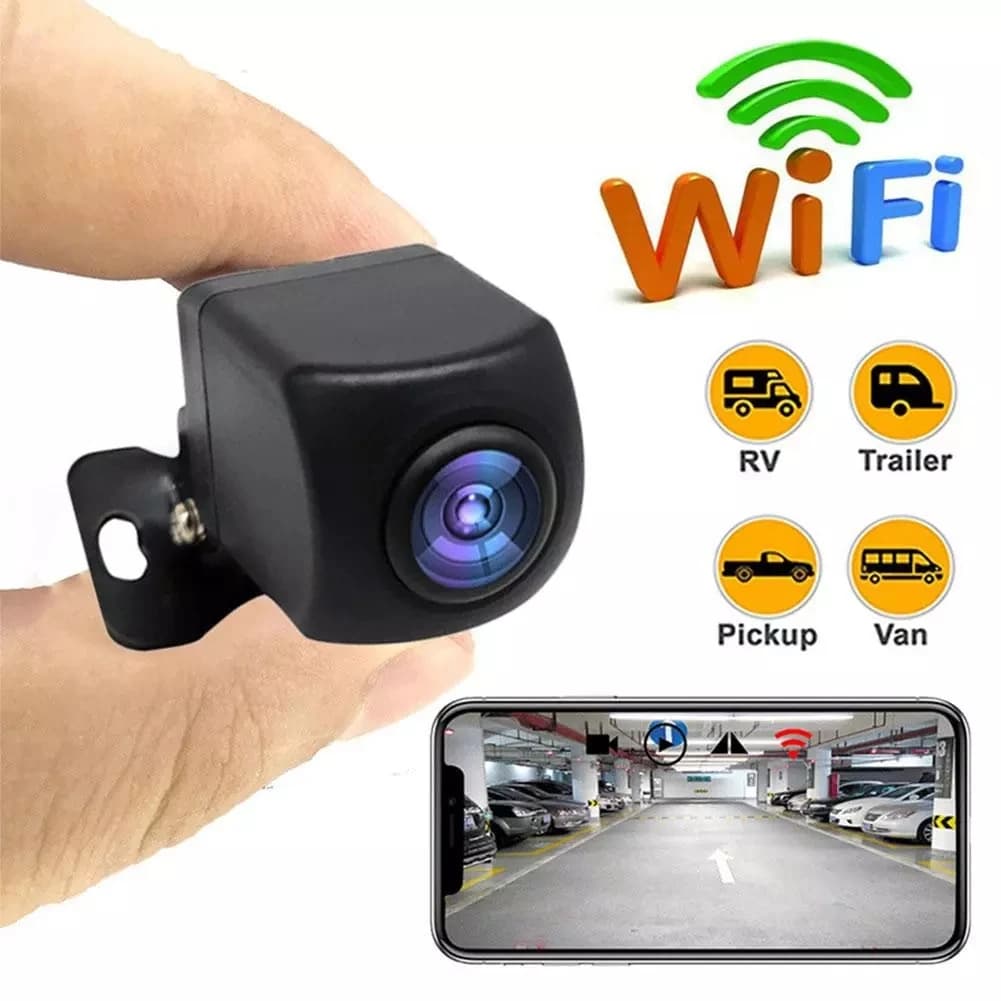 Telecamera per retromarcia professionale per auto Wifi telecamera per auto telecamera per retromarcia Hd supporto per telecamere anteriori/posteriori per auto Android e Ios