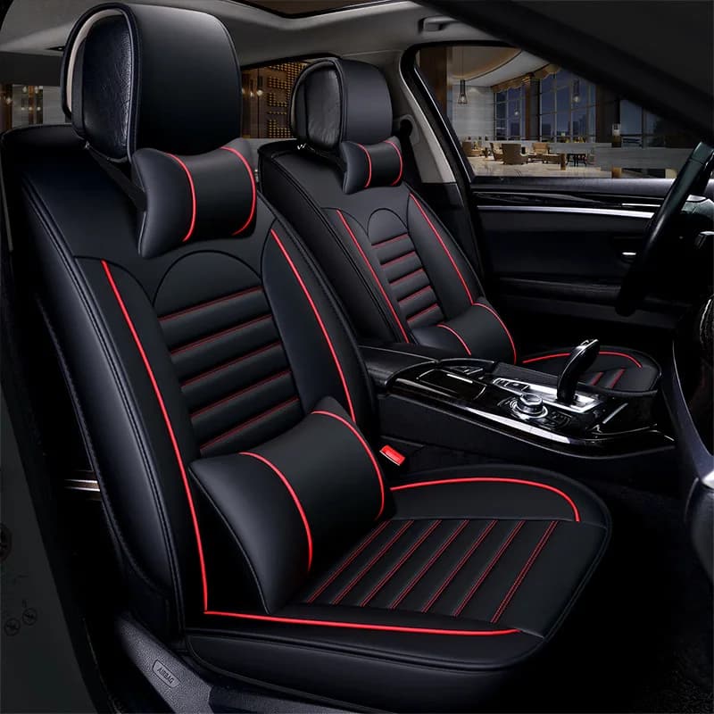 Universal leather car seat covers for Suzuki all models swift grand vitara liana forenza ignis Kizashi Alivio accessories